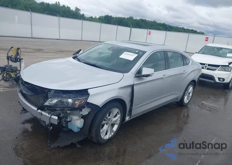 2015 Chevrolet Impala 2Lt из США, поврежденный, VIN 2G1125S30F9198380